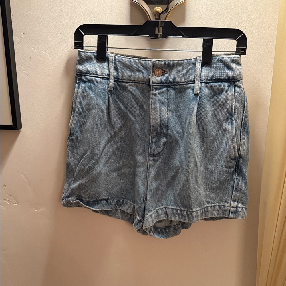 7 For All Mankind Light Blue Jean Shorts
